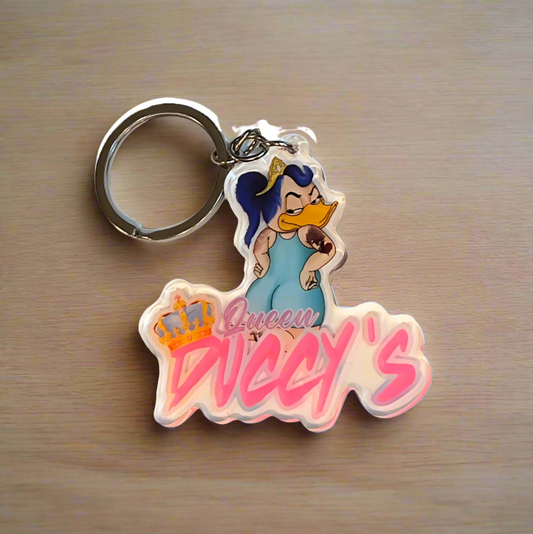 Queen Duccy Keychain